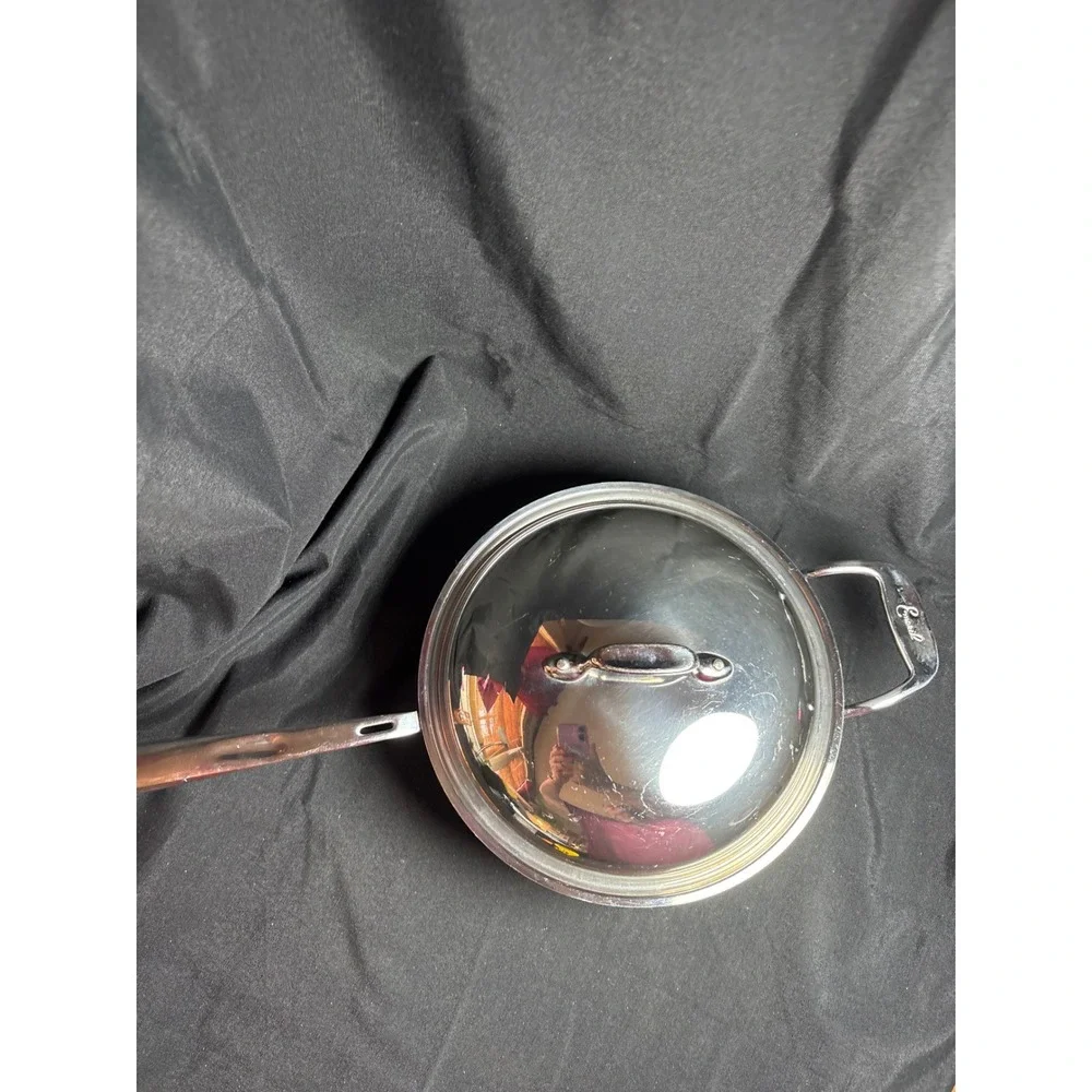 Emeril Lagasse 3 Qt‎ Stainless Steel Saute Pan with Lid and Helper Handle Silver
